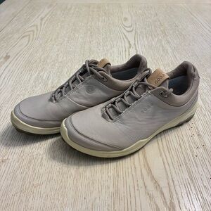 Women’s Ecco Biom Hybrid 3 Gore-Tex Golf Sneaker Shoes (Grey Leather/Cream)